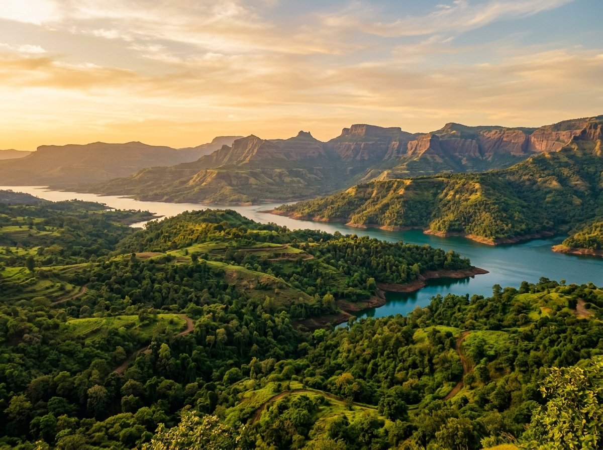 Sunset Canyon Resort – Mountain View Riverside Stay Near Tapola - Tapola Nature Resort near Pune | Weekend Getaway Sahyadri